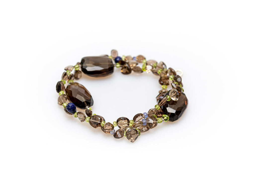 Kette Rauchoquarz fancy Design
