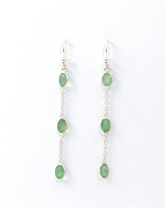 Ohrring Chalcedon