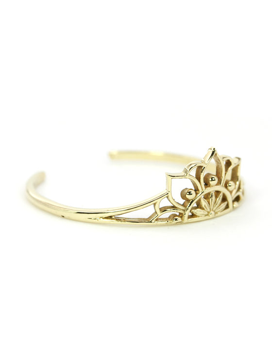 Armreif Spange Lotus