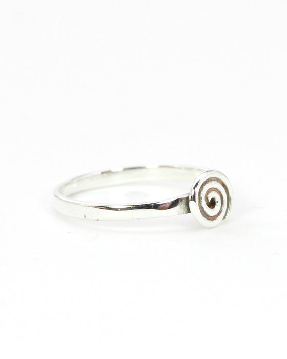 Tribal Silber Stackring