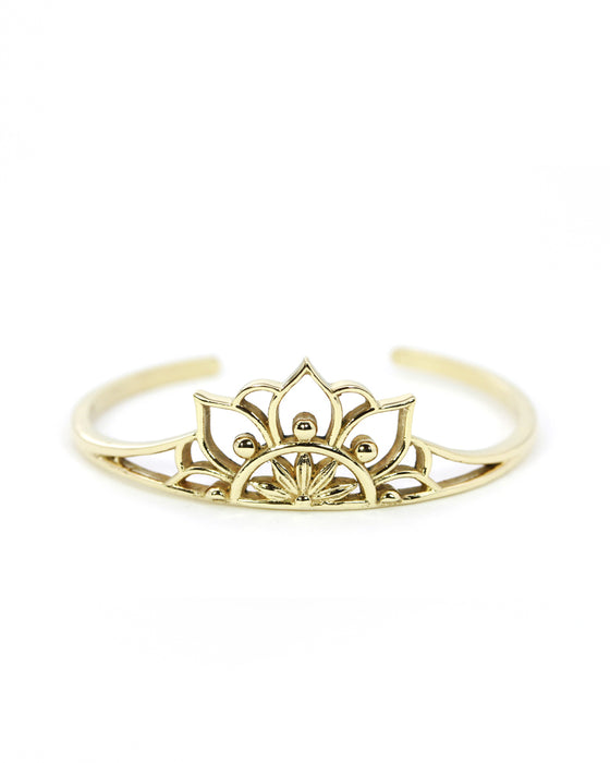 Armreif Spange Lotus