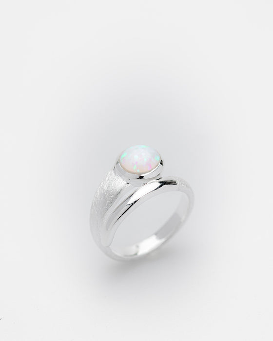 Opal Ring Silber