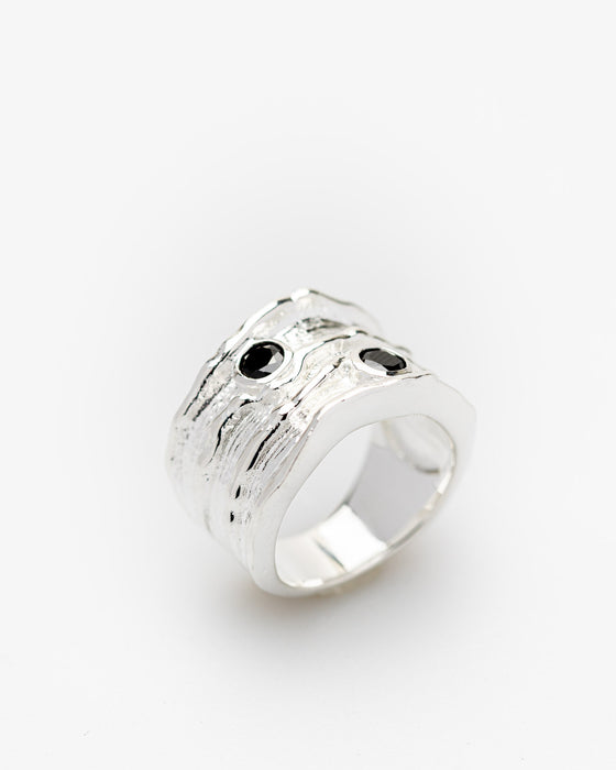 Black Spinell Ring