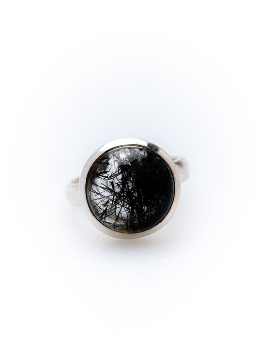Black Rutil Ring